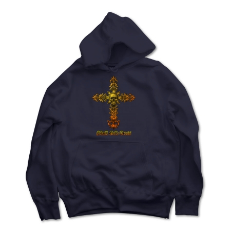 Skull Gold Cross