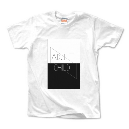 「ADULT CHIRD」ロゴTEE