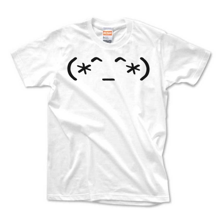 顔文字ニコニコ０１ By Com オリジナルtシャツ デザインtシャツ Ohyeah