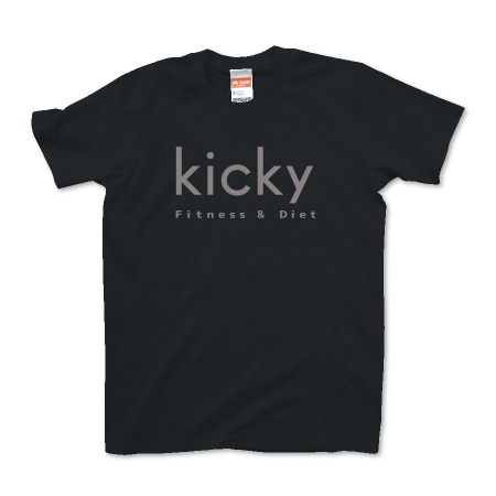 kickyロゴTシャツ