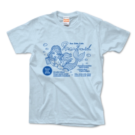 Mermaid cafe (blue)