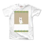 可愛い犬のイラストTシャツ