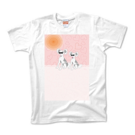 グラサンわんちゃんのTシャツ