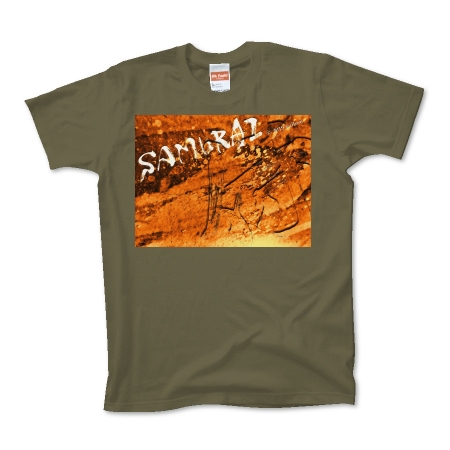 SAMURAI 侍Tシャツ オレンジブラウン