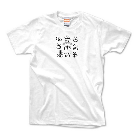 パンダ　Tシャツ