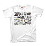 鹿児島観光マップ Tシャツ