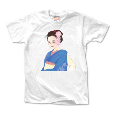 着物美女　Tシャツ