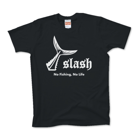 マグロの尾びれとslash (白)