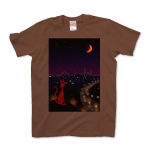アカネコと夜景　Tシャツ