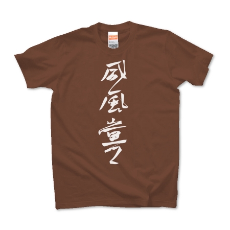 漢字Tシャツ　威風堂々