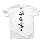 漢字Tシャツ　威風堂々 （黒文字）