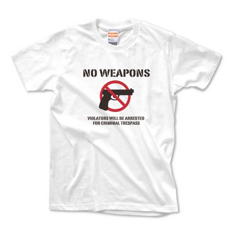 NO WEAPONS