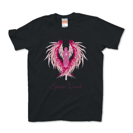 SpaceWind Pink Logo BLK