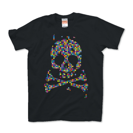 color block -skull-