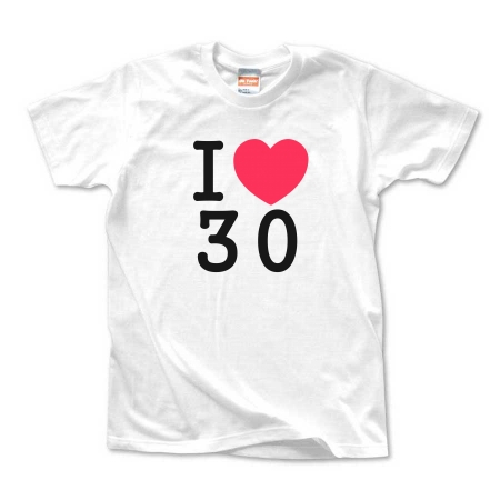 I LOVE 30 MEN'S_TEE