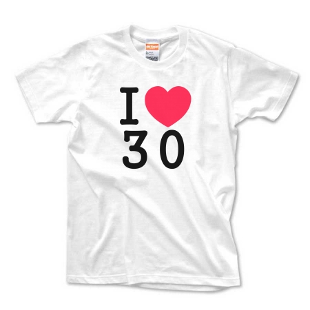 I LOVE 30 WOMEN'S_TEE