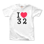 I LOVE 32 MEN'S_TEE