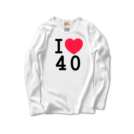 I LOVE 40 WOMEN'S_LONG