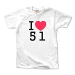 I LOVE 51 WOMEN'S_TEE