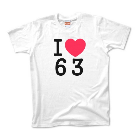 I LOVE 63 MEN'S_TEE