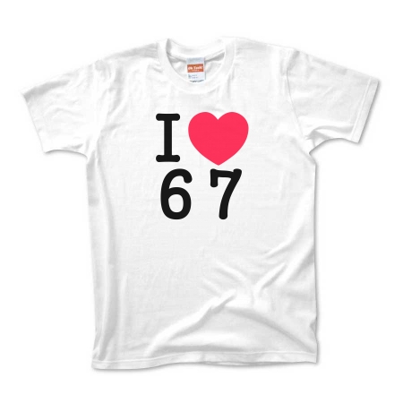 I LOVE 67 WOMEN'S_TEE