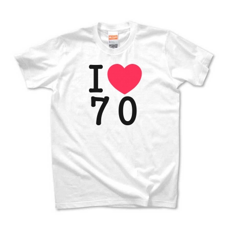 I LOVE 70 WOMEN'S_TEE