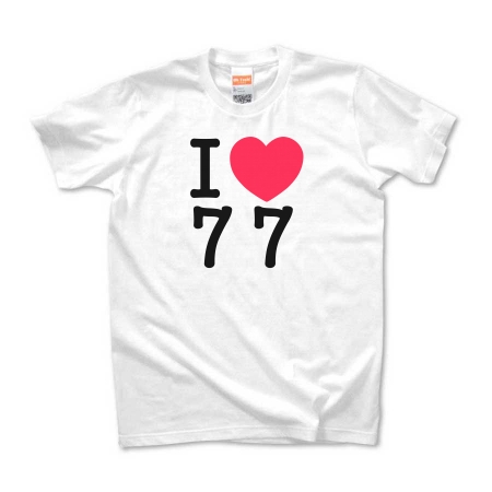 I LOVE 77 WOMEN'S_TEE