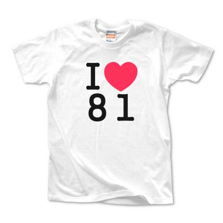 I LOVE 81 MEN'S_TEE