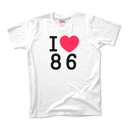 I LOVE 86 MEN'S_TEE