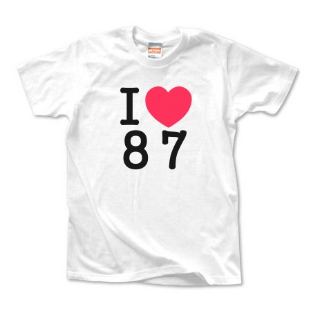 I LOVE 87 WOMEN'S_TEE