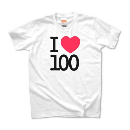 I LOVE 100 MEN'S_TEE